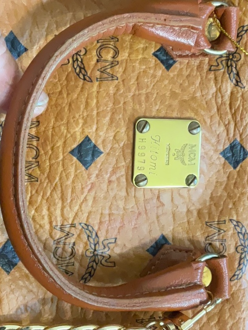 used lux MCM beautiful condition may have rubs final sale